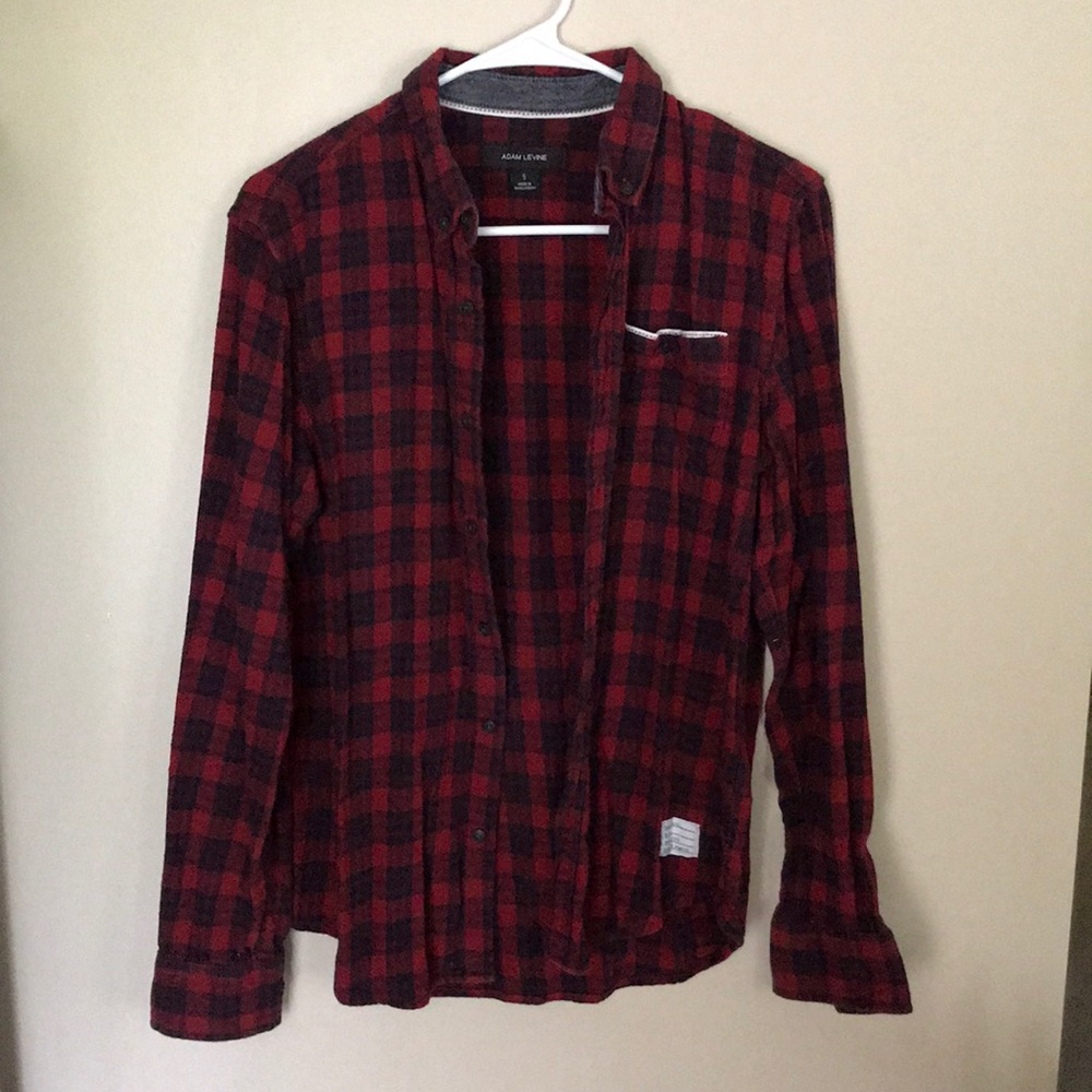 Red plaid shirt